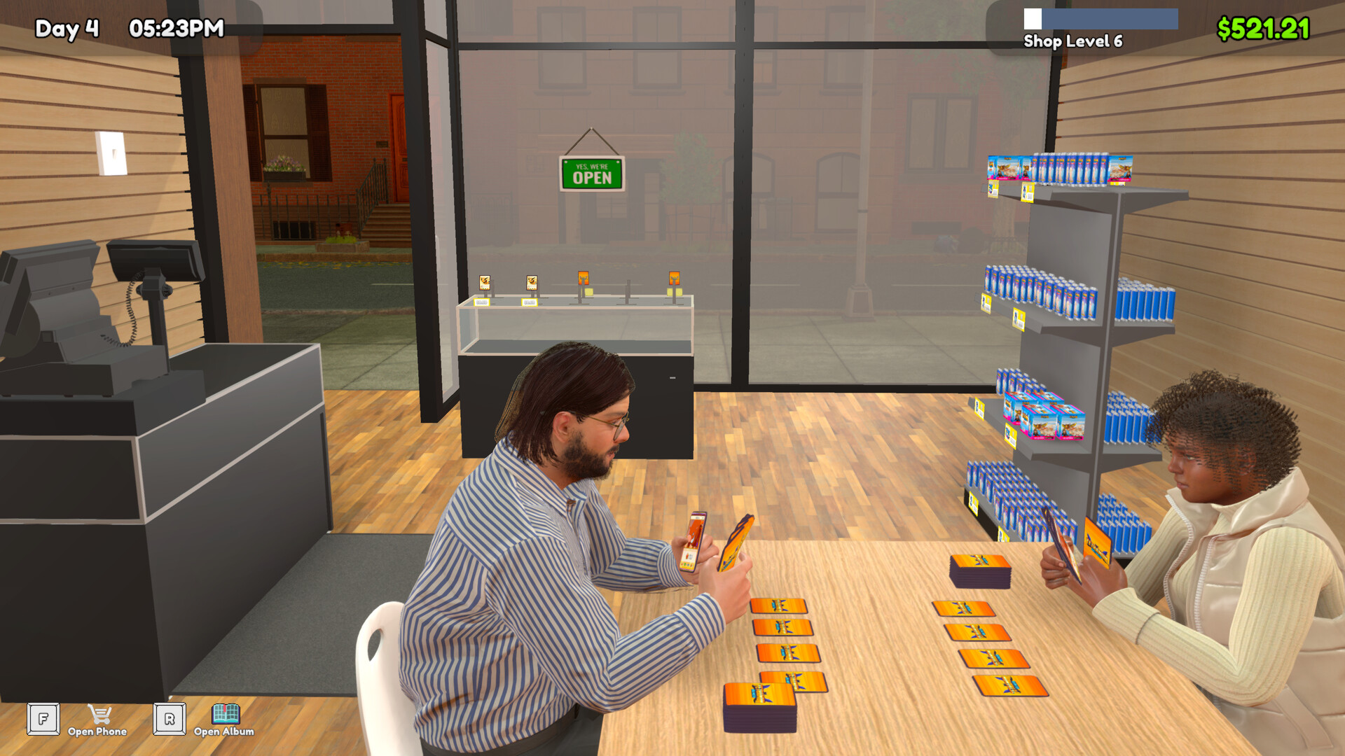 TCG Card Shop Simulator Spiel-Screenshot